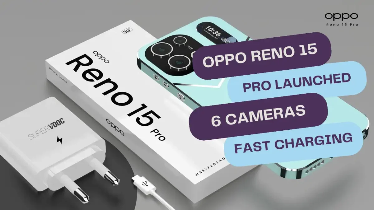 Oppo Reno 15 Pro Launched: 6 Cameras, 165W Fast Charging, and Powerful Battery